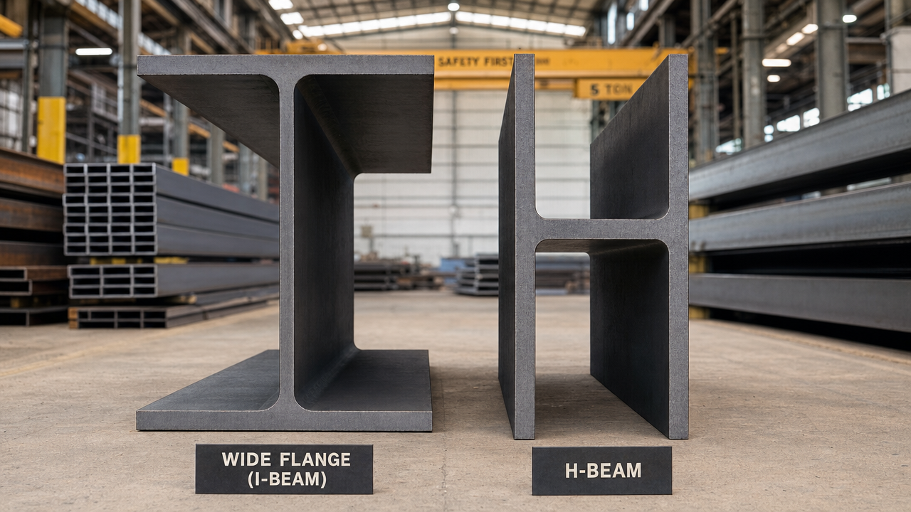 Perbandingan profil WF dan H-Beam